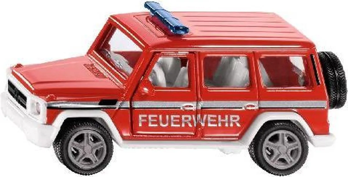 SIKU Brandweerwagen Mercedes-AMG G65 9,6 cm Staal - Rood - afbeelding 6 van 6