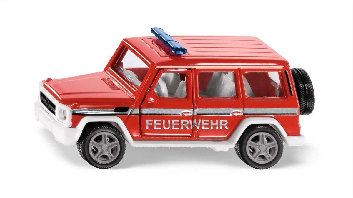 SIKU Brandweerwagen Mercedes-AMG G65 9,6 cm Staal