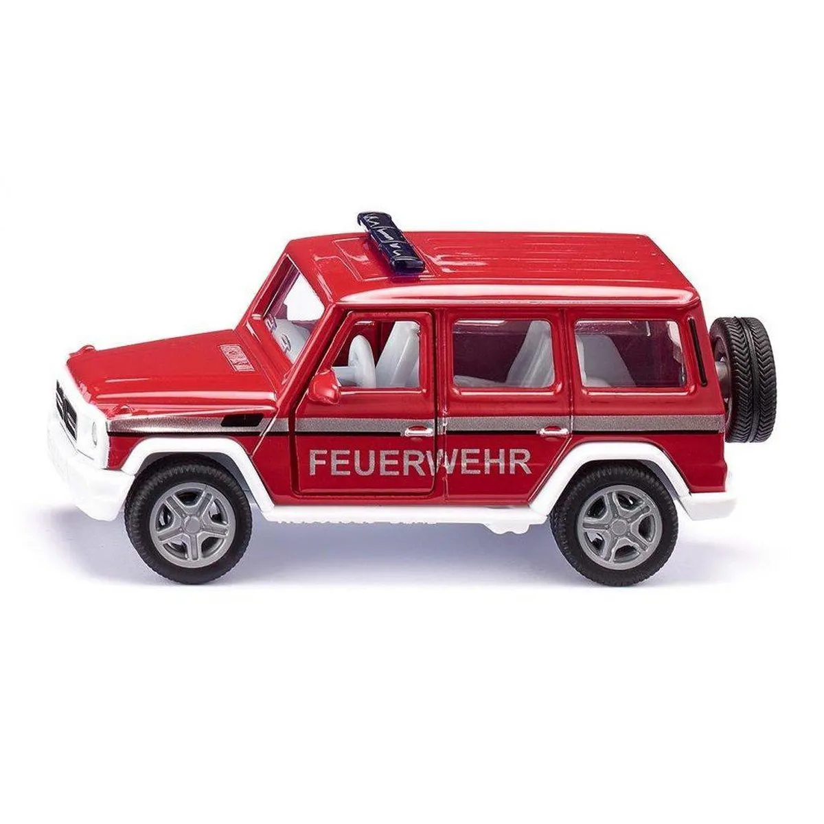 SIKU Brandweerwagen Mercedes-AMG G65 9,6 cm Staal - Rood