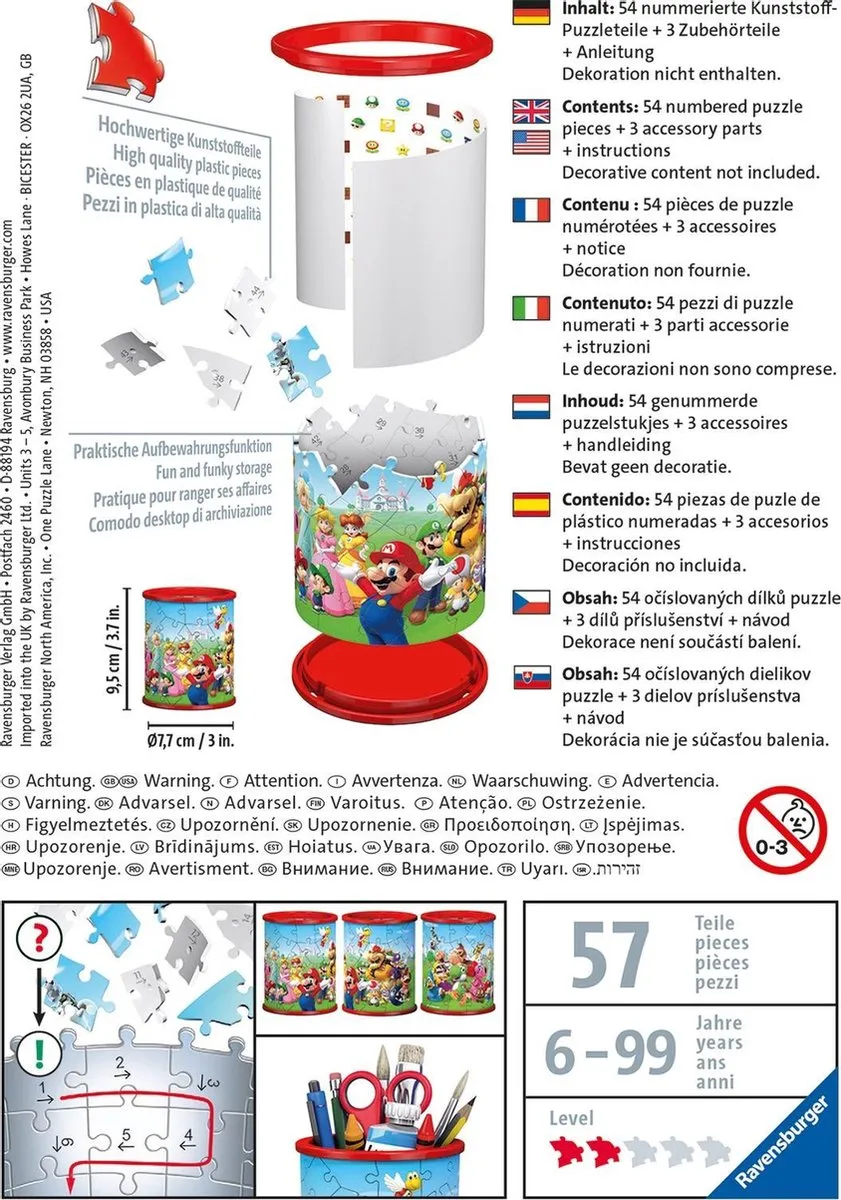 Ravensburger 3D Puzzel Super Mario 54 Stuks