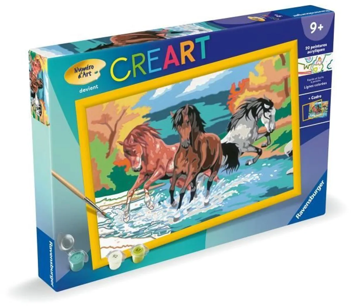 Ravensburger CreArt Kids Horde of Horses Schilderset 31x21cm