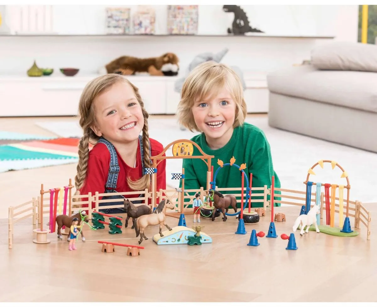 Schleich Pony Curtain Obstacle 42484 - Multicolor