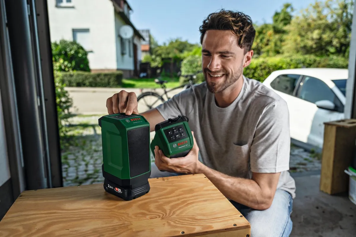 Bosch UniversalSpeaker 18V-1 Bluetooth Speaker - Groen