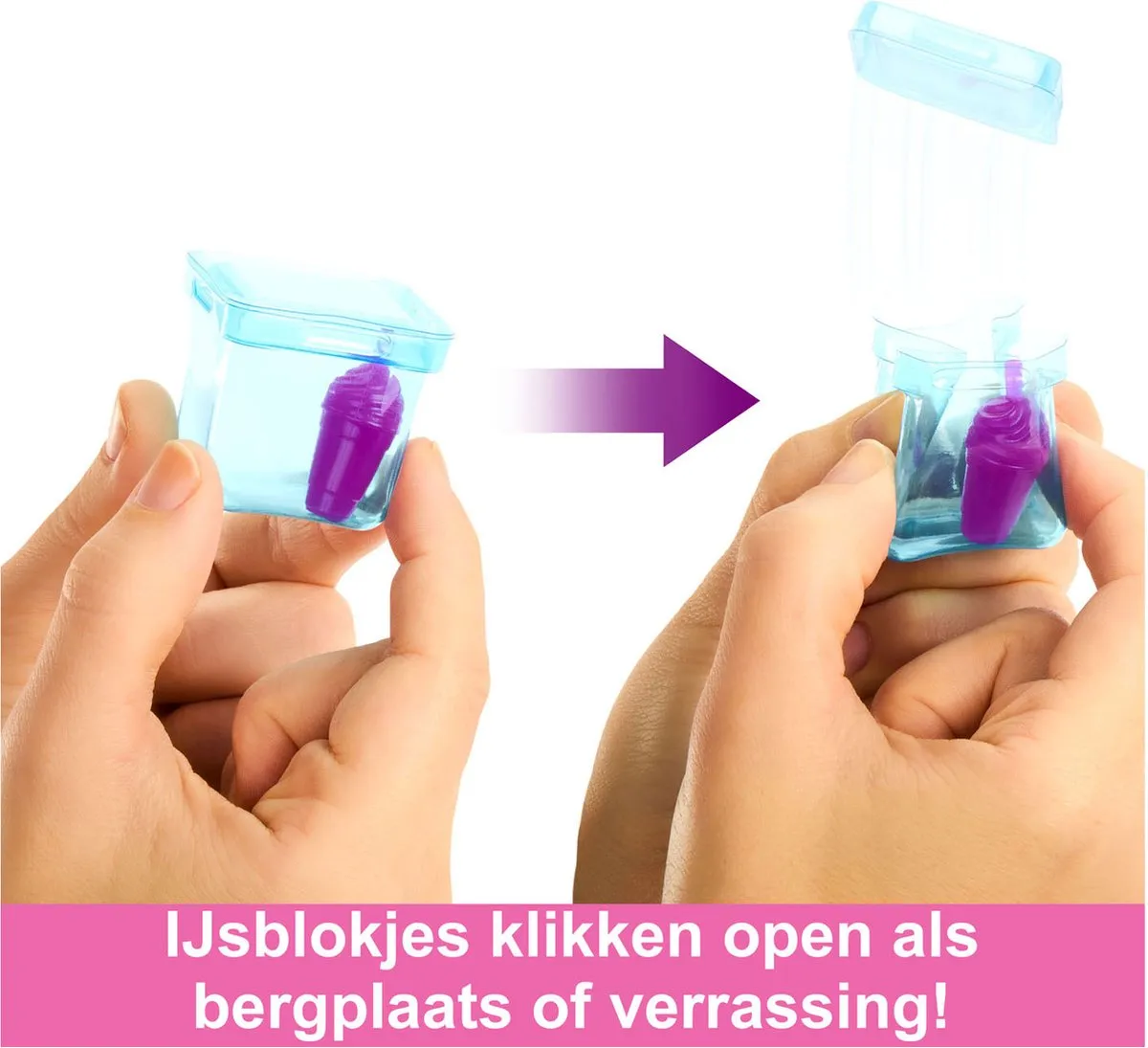 Barbie Pop! Reveal HNW41 Barbiepop - Aardbeienlimonade - afbeelding 6 van 6
