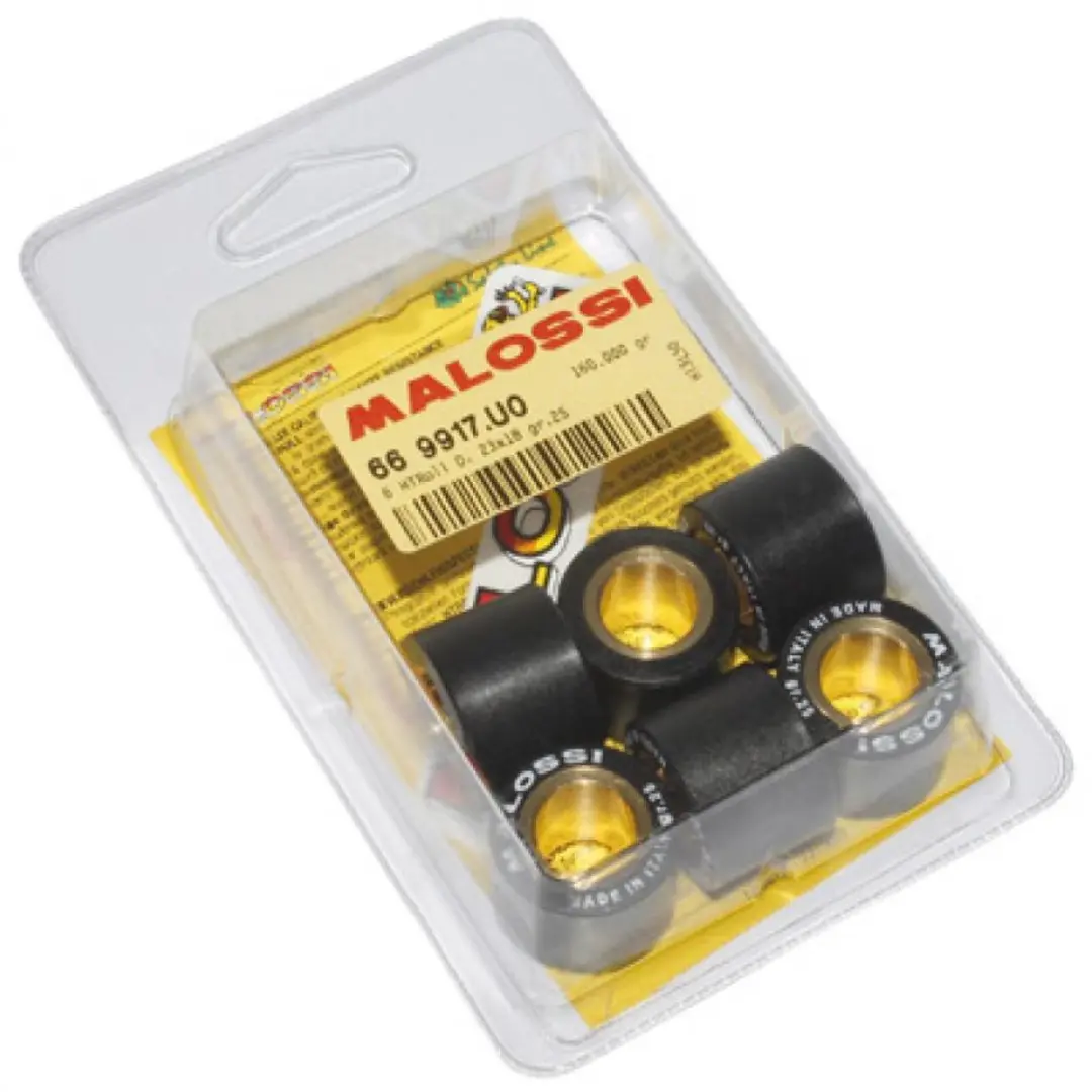 Galet rouleau de variateur Malossi pour Scooter Piaggio 250 X9 Après 1999 23x18