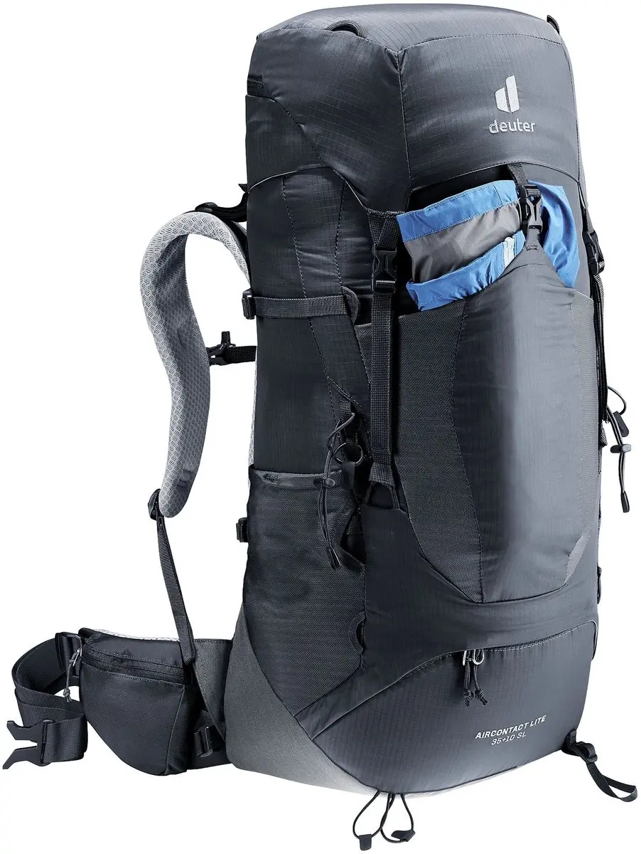 Deuter Aircontact Lite 35+10 SL Rugzak 45L - Zwart/Grafiet - afbeelding 5 van 6