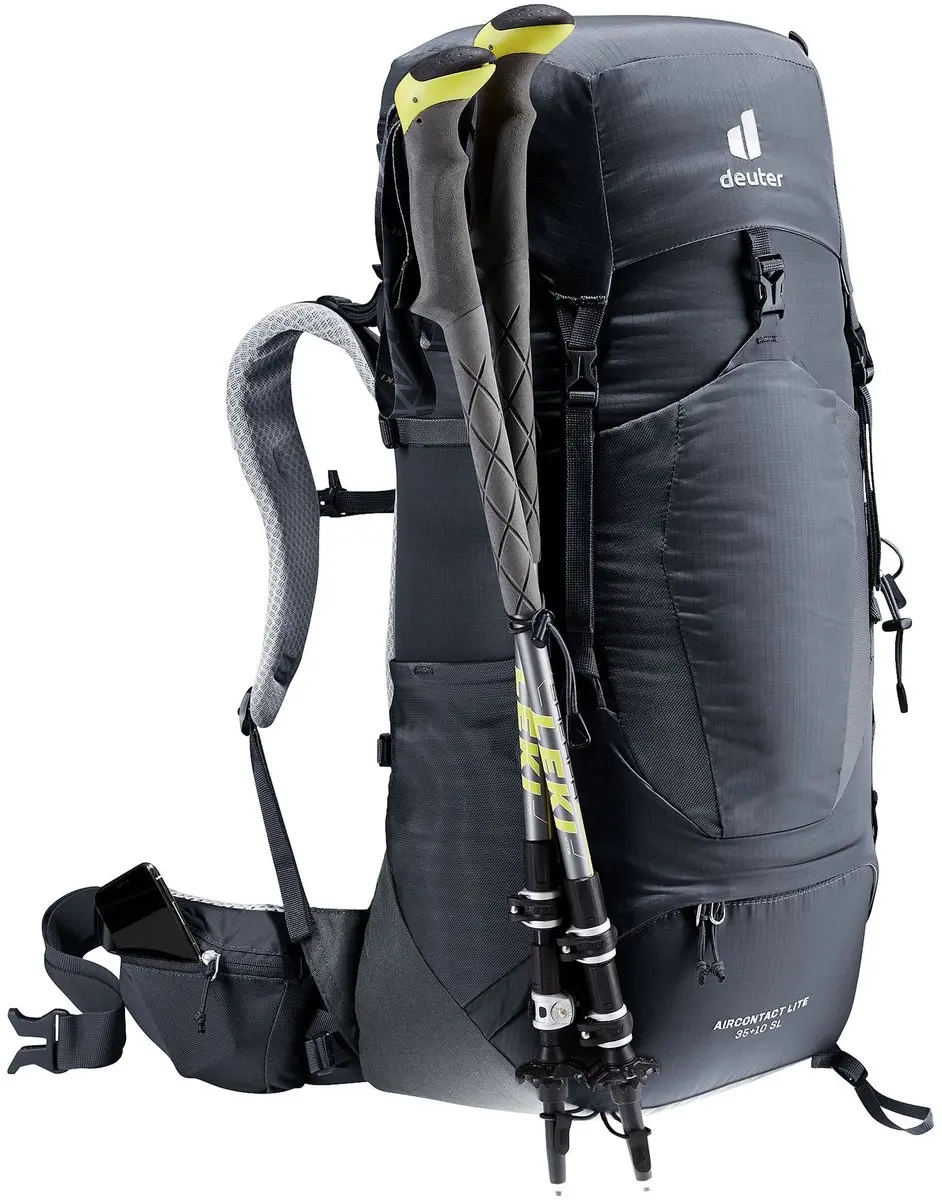 Deuter Aircontact Lite 35+10 SL Rugzak 45L - Zwart/Grafiet - afbeelding 3 van 6