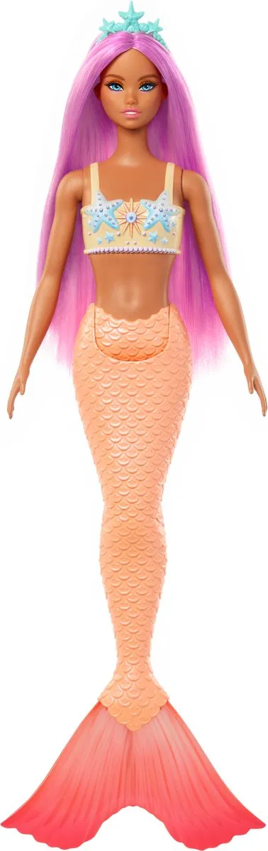 Barbie A Touch of Magic Oranje Zeemeerminstaart HRR05