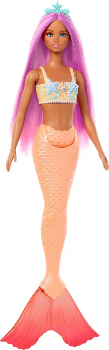 Barbie A Touch of Magic Oranje Zeemeerminstaart HRR05