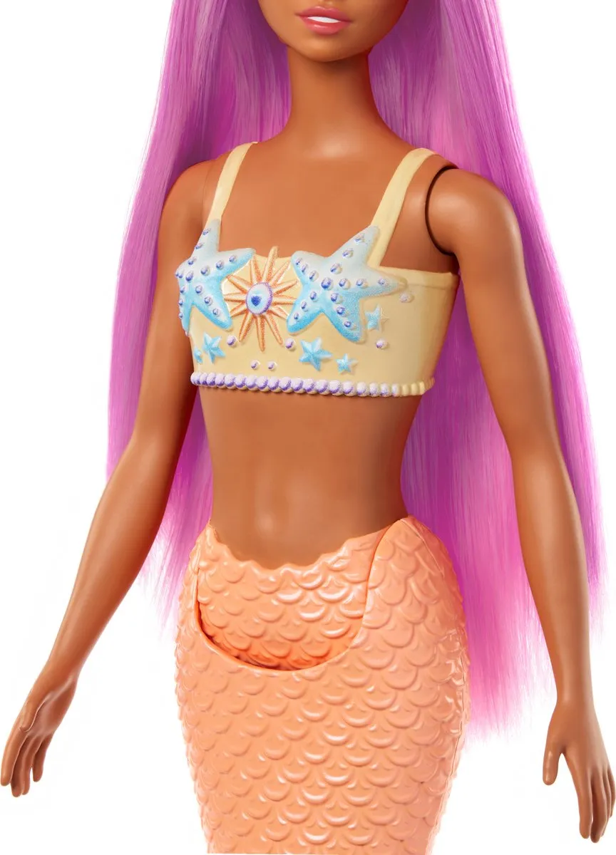 Barbie A Touch of Magic Oranje Zeemeerminstaart HRR05