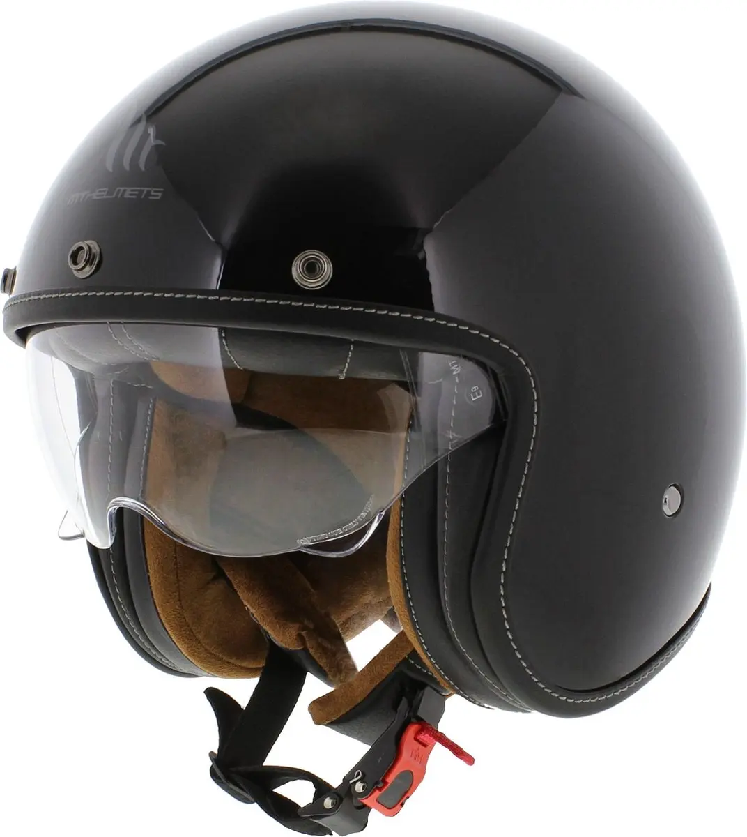 MT Jet helm Le Mans II SV S glans zwart