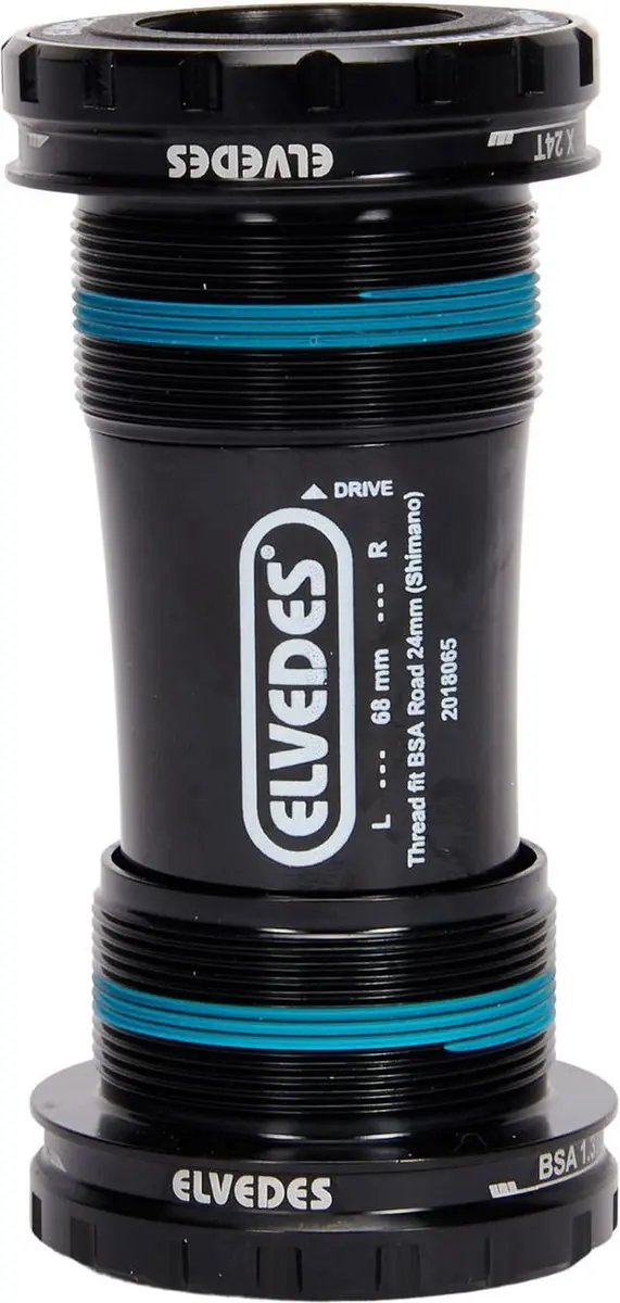 Elvedes Bottom Bracket Shimano 68mm Zwart