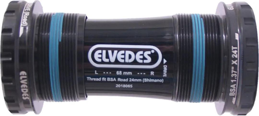 Elvedes Bottom Bracket Shimano 68mm Zwart