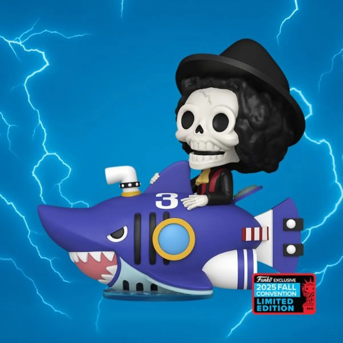 Funko Pop! Rides One Piece Brook Shark Submerge #141