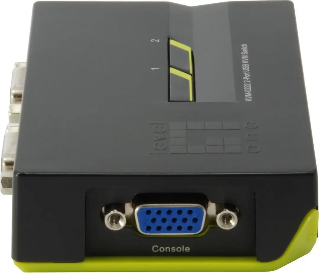 LevelOne KVM-0222 2-Port USB KVM Switch