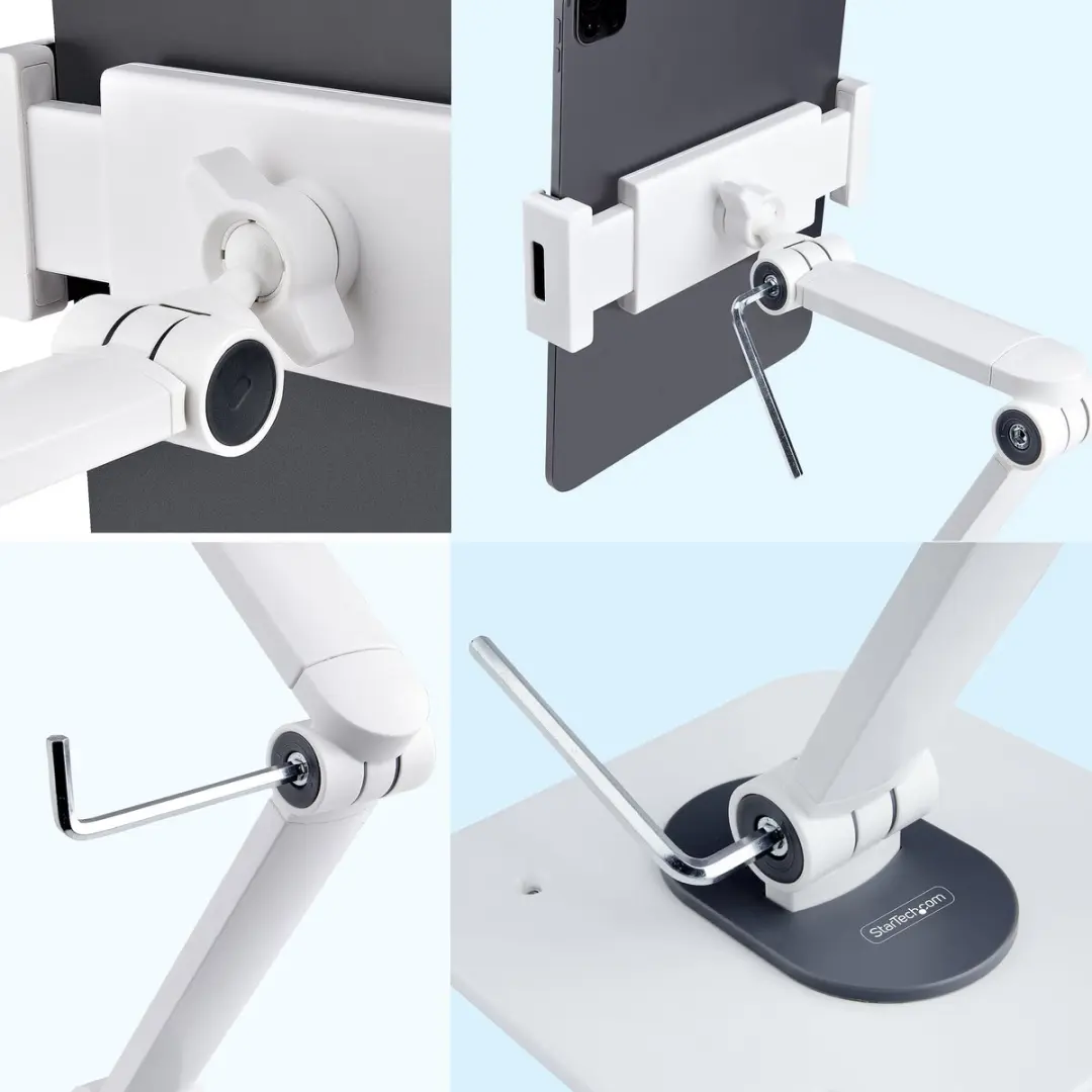 Startech ADJ-TABLET-STAND-W Tablethouder 13" - Wit - afbeelding 3 van 6
