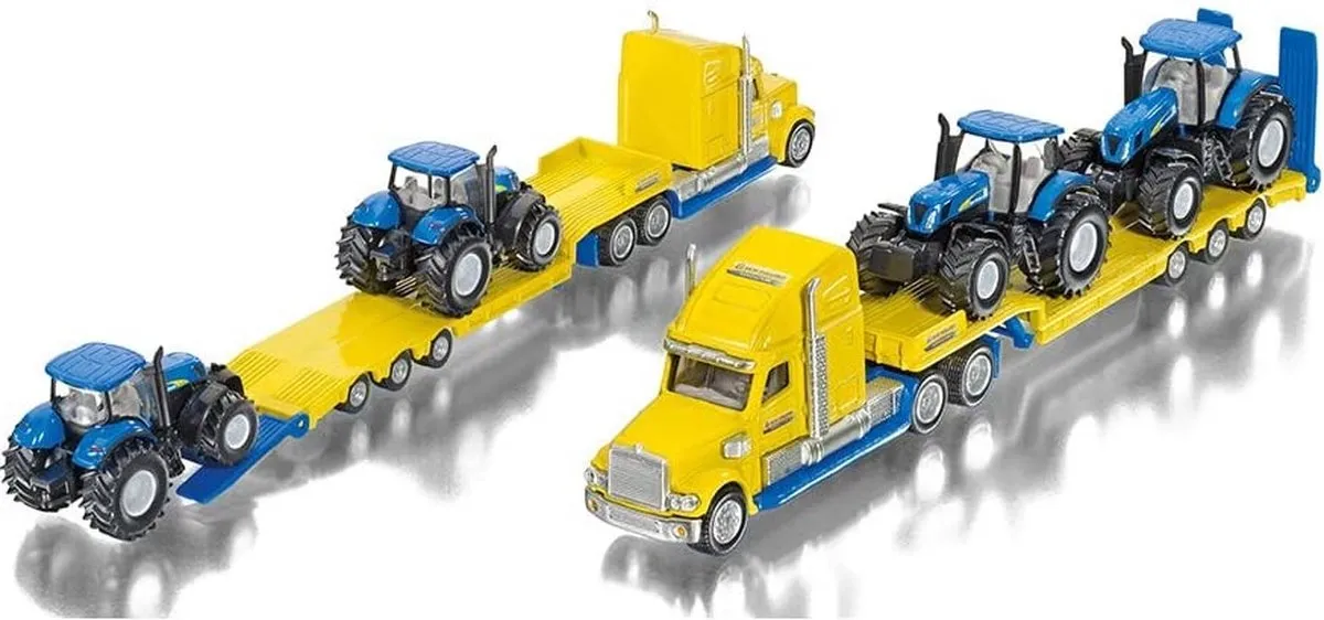SIKU 1805 Vrachtwagen New Holland 1:87 - Geel/blauw