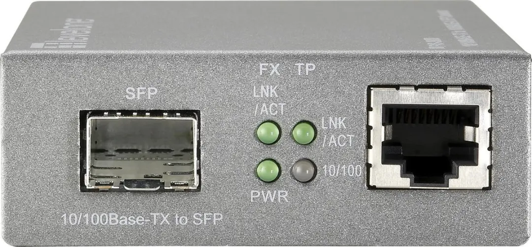 LevelOne FVS-3800 Netwerk Media Converter - 100Mbit/s - Grijs