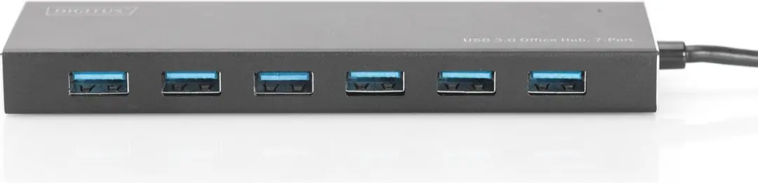 Digitus DA-70241-1 USB 3.0 Hub 7 Poorten - Zwart - afbeelding 4 van 6