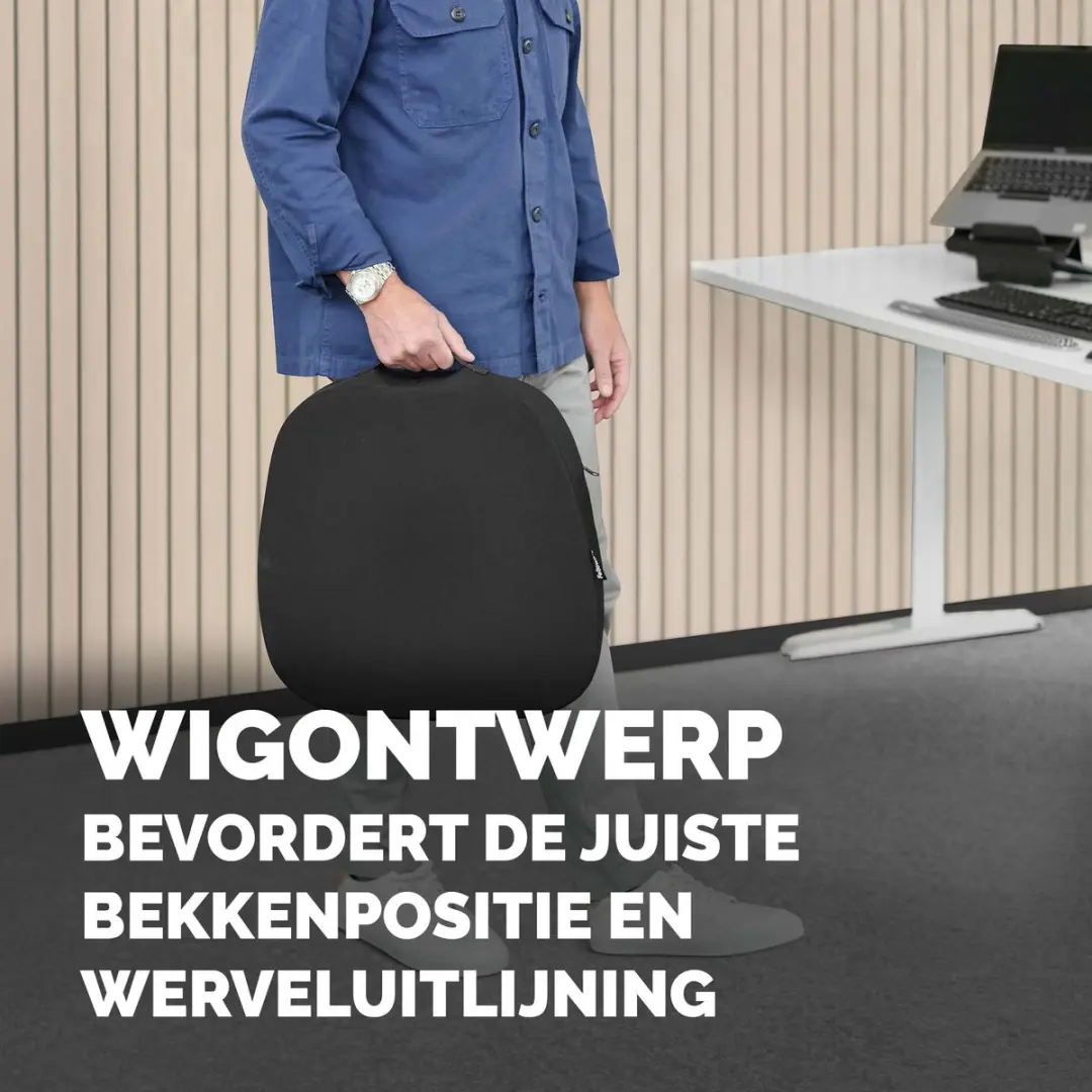 Fellowes Breyta Ergonomisch Zitkussen - Zwart