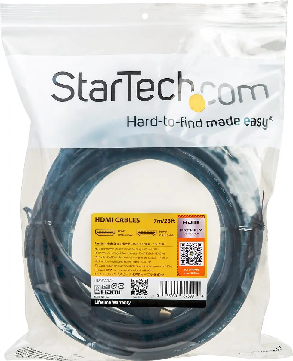Startech HDMI Kabel HDMM7MP 7m - Zwart