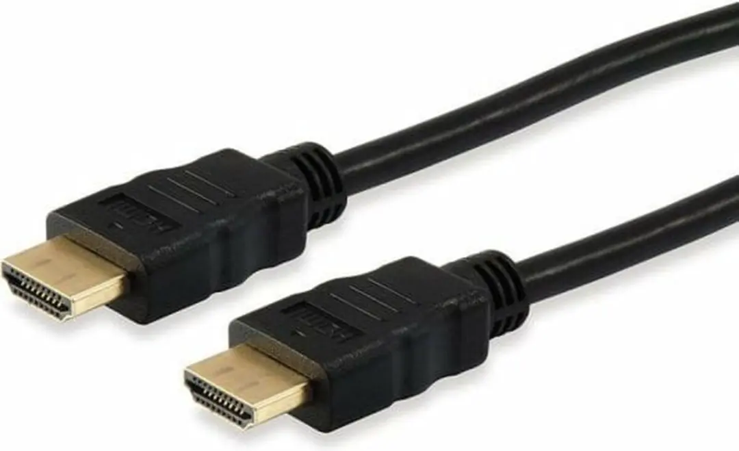 Equip 119375 HDMI-kabel HDMI Aansluitkabel HDMI-A-stekker 20,00 m Zwart Vergulde