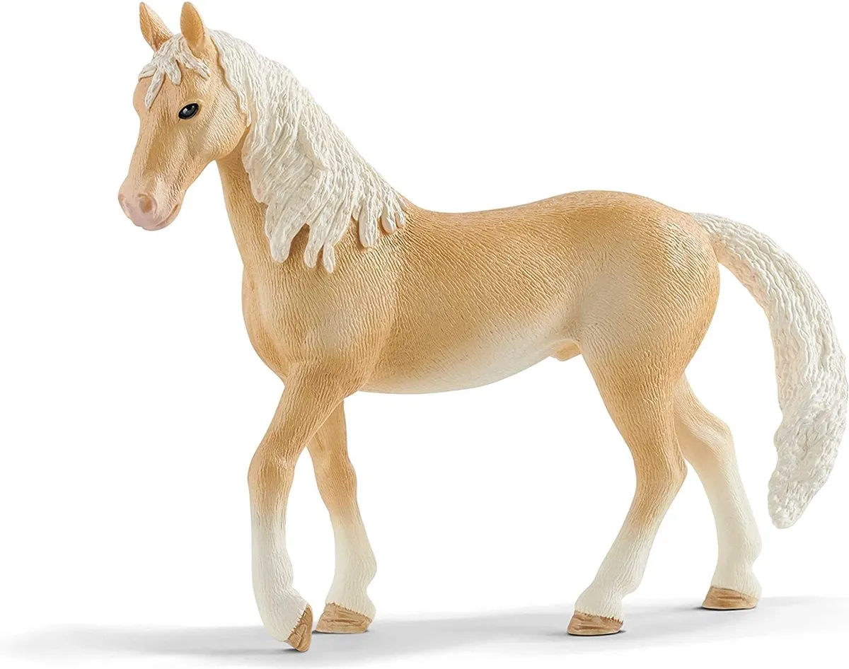 Schleich Akhal-Teke Hengst Speelfiguur 13911 - Beige/Wit