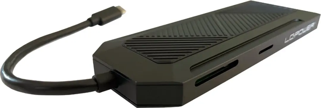 LC Power LC-HUB-C-MULTI-6-RGB USB Hub - 6 Poorten - 5Gbps - Zwart