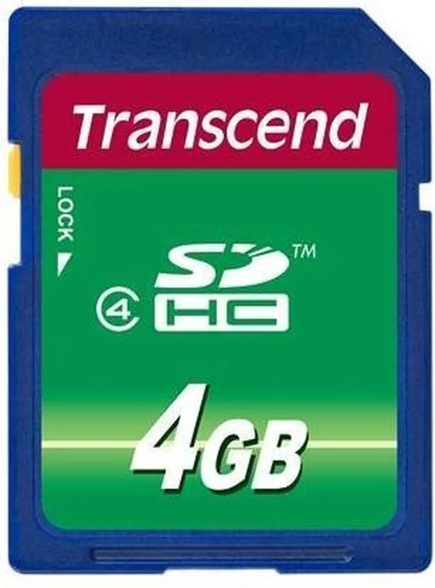 Transcend SDHC 4GB Class 4 - TS4GSDHC4