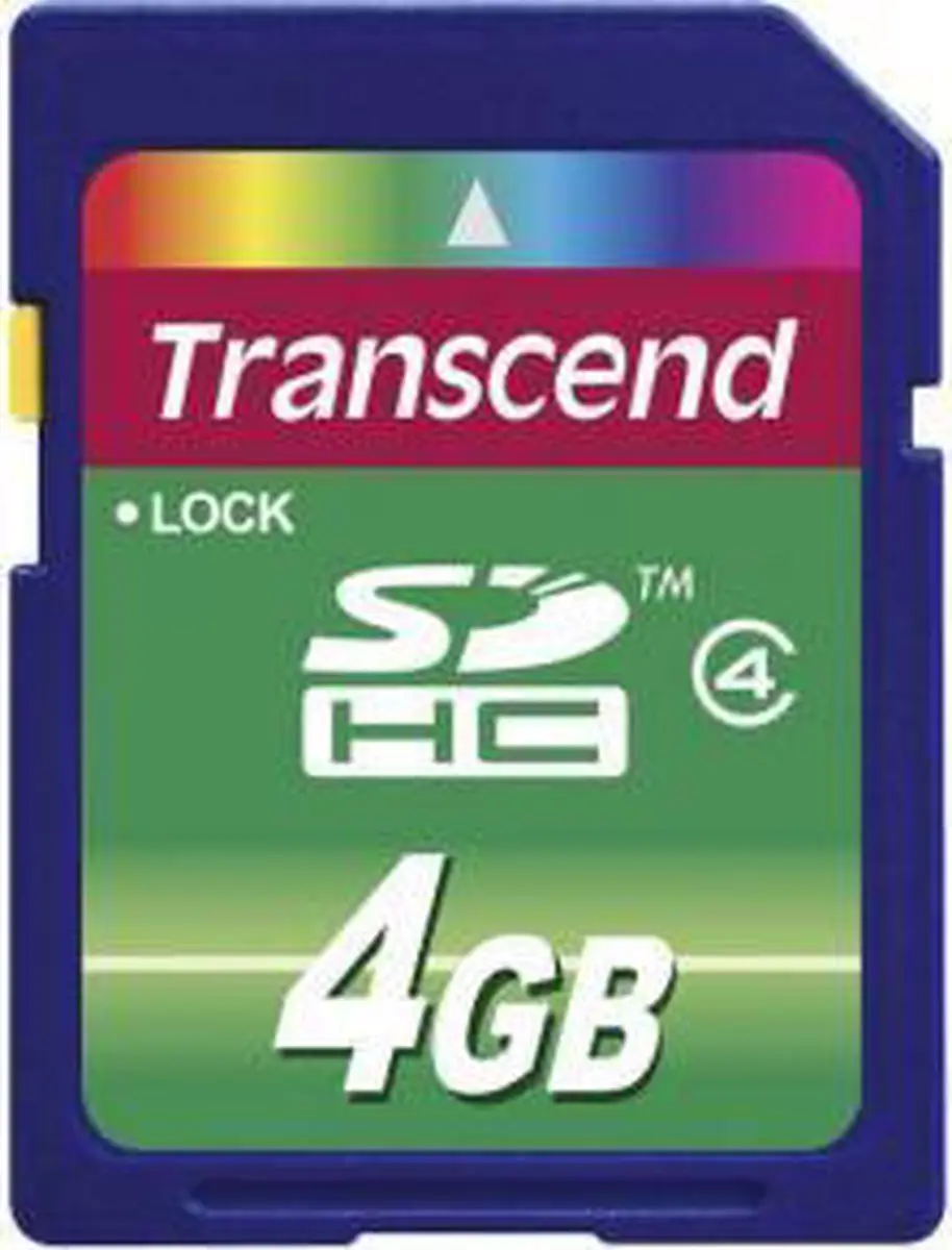 Transcend SDHC 4GB Class 4 - TS4GSDHC4