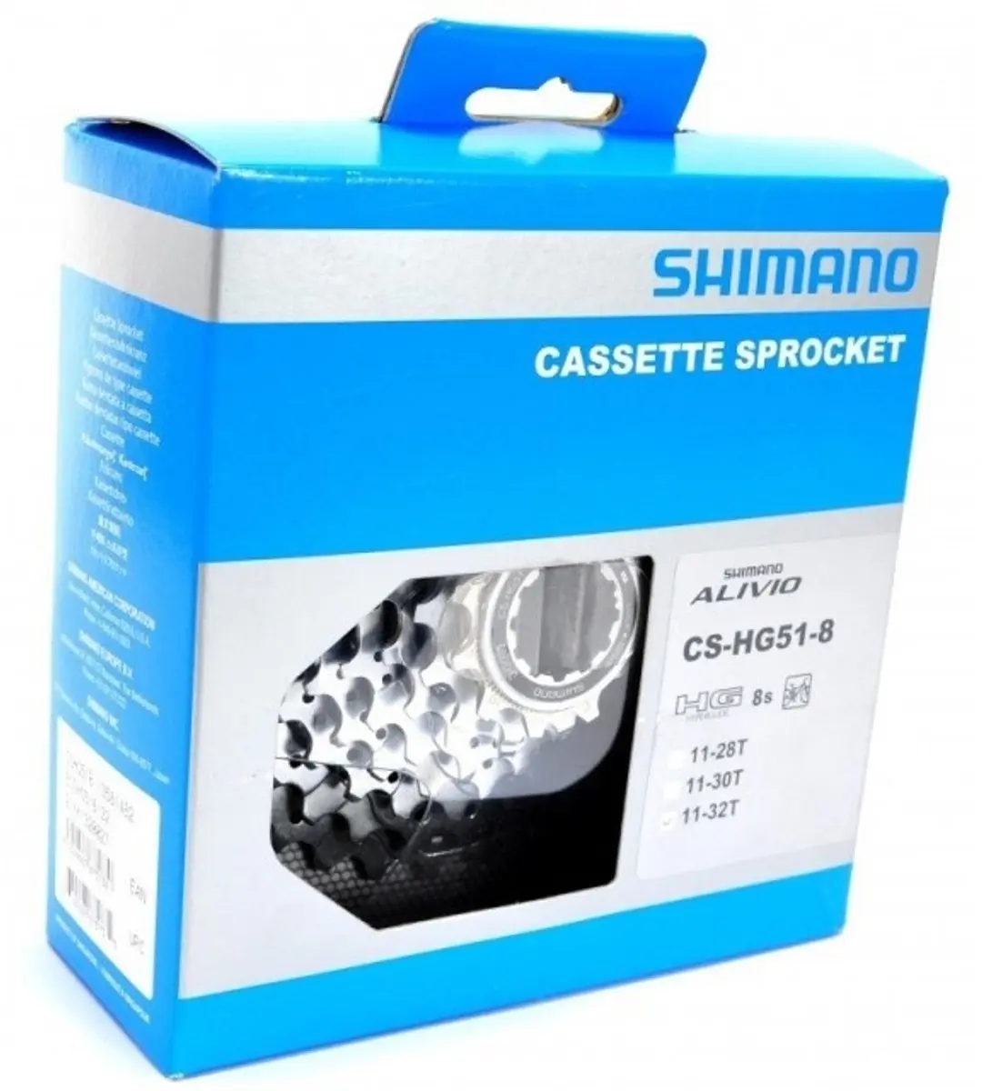 Shimano Alivio HG51 Cassette 8-speed 11-30T - Zilver/Chroom