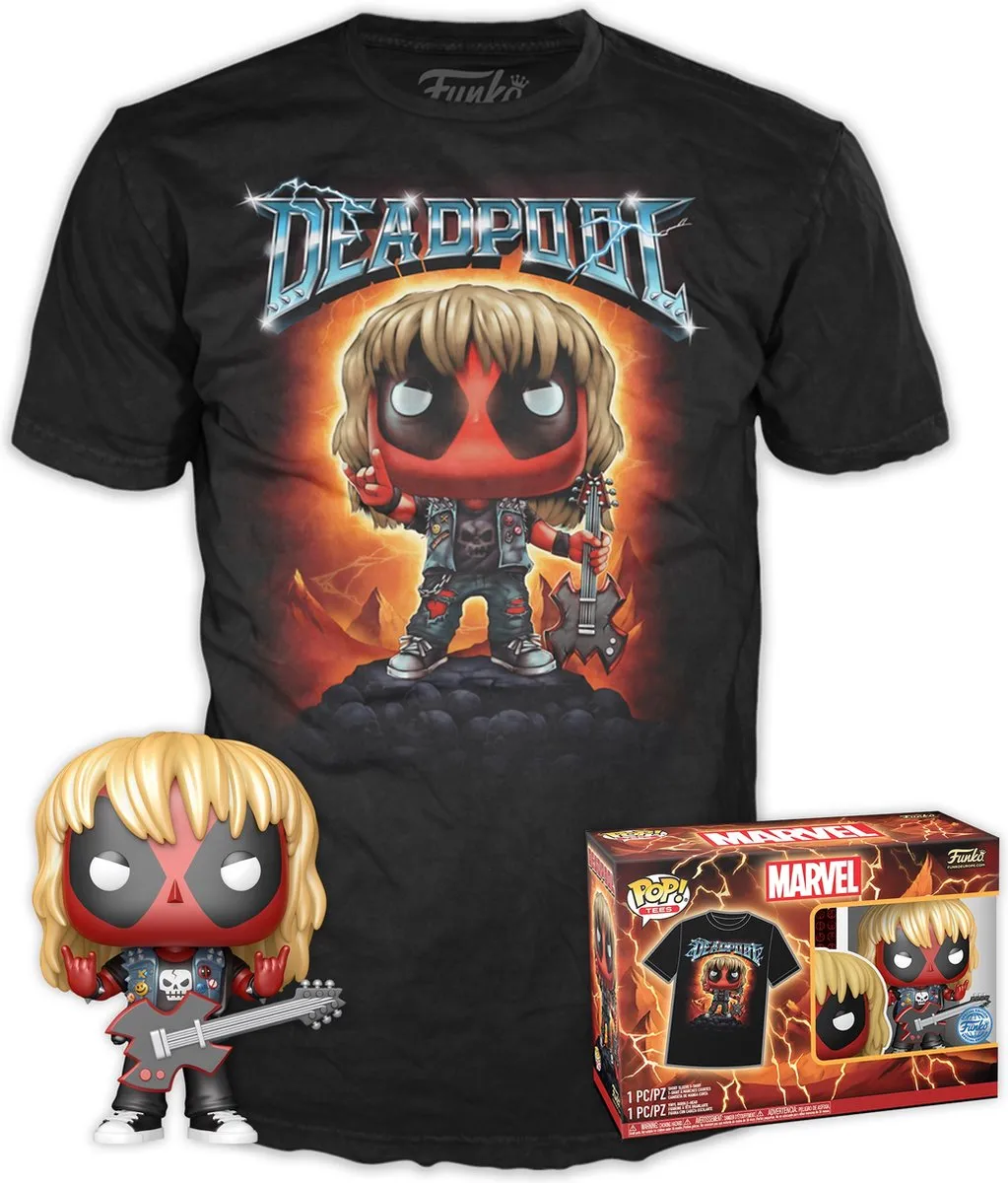 Funko Pop! Marvel Deadpool Guitar Metallic SE 75058