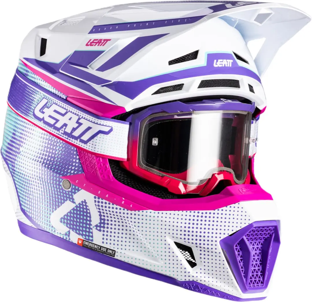 Leatt 7.5 V26 Motorcrosshelm met bril -