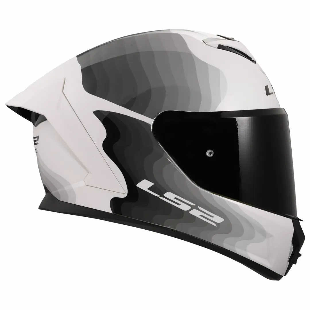 LS2 FF820 Rapid III Flow Helm - M - Wit/Grijs