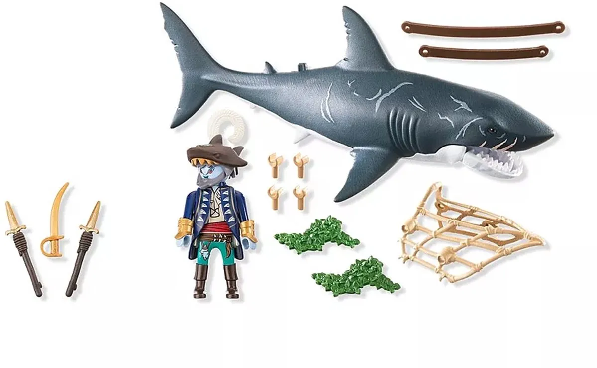 Playmobil Pirates Reuzenhaai 71793 - Multicolor - afbeelding 6 van 6