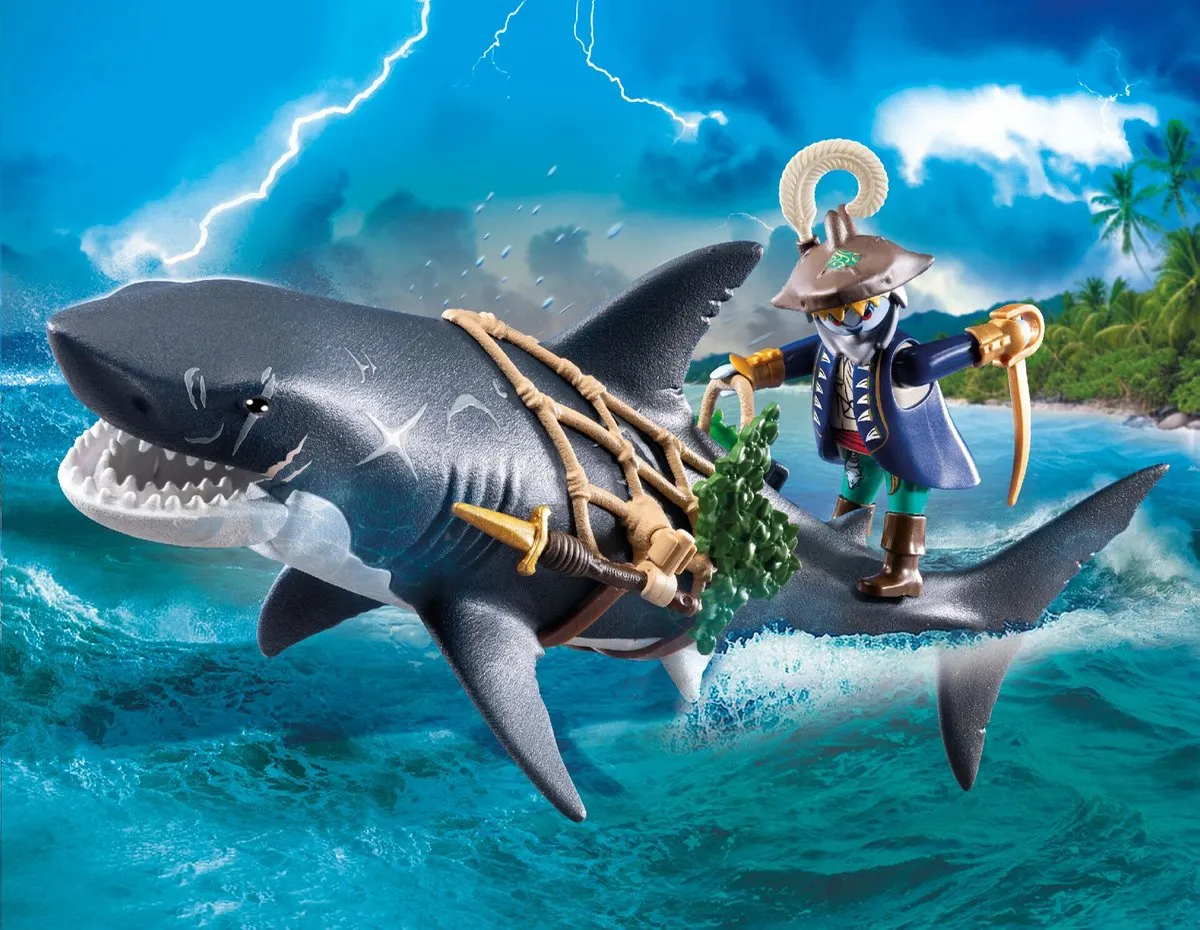Playmobil Pirates Reuzenhaai 71793 - Multicolor
