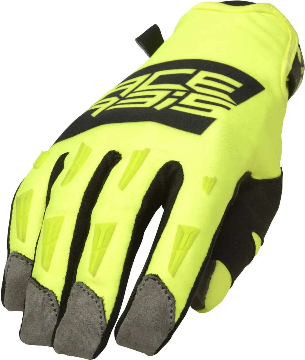 Acerbis WP Homologated Geel Zwarte Crosshandschoenen