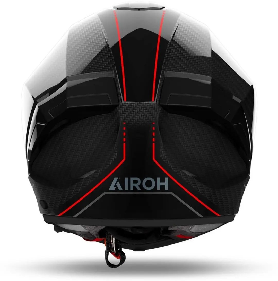 Airoh Matryx Carbon Helm - L - Schwarz/Rot