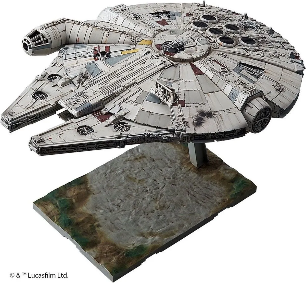 Revell Bandai 01211 Star Wars Millennium Falcon Modelbouwpakket 1:144 - 196 Onderdelen - Multi