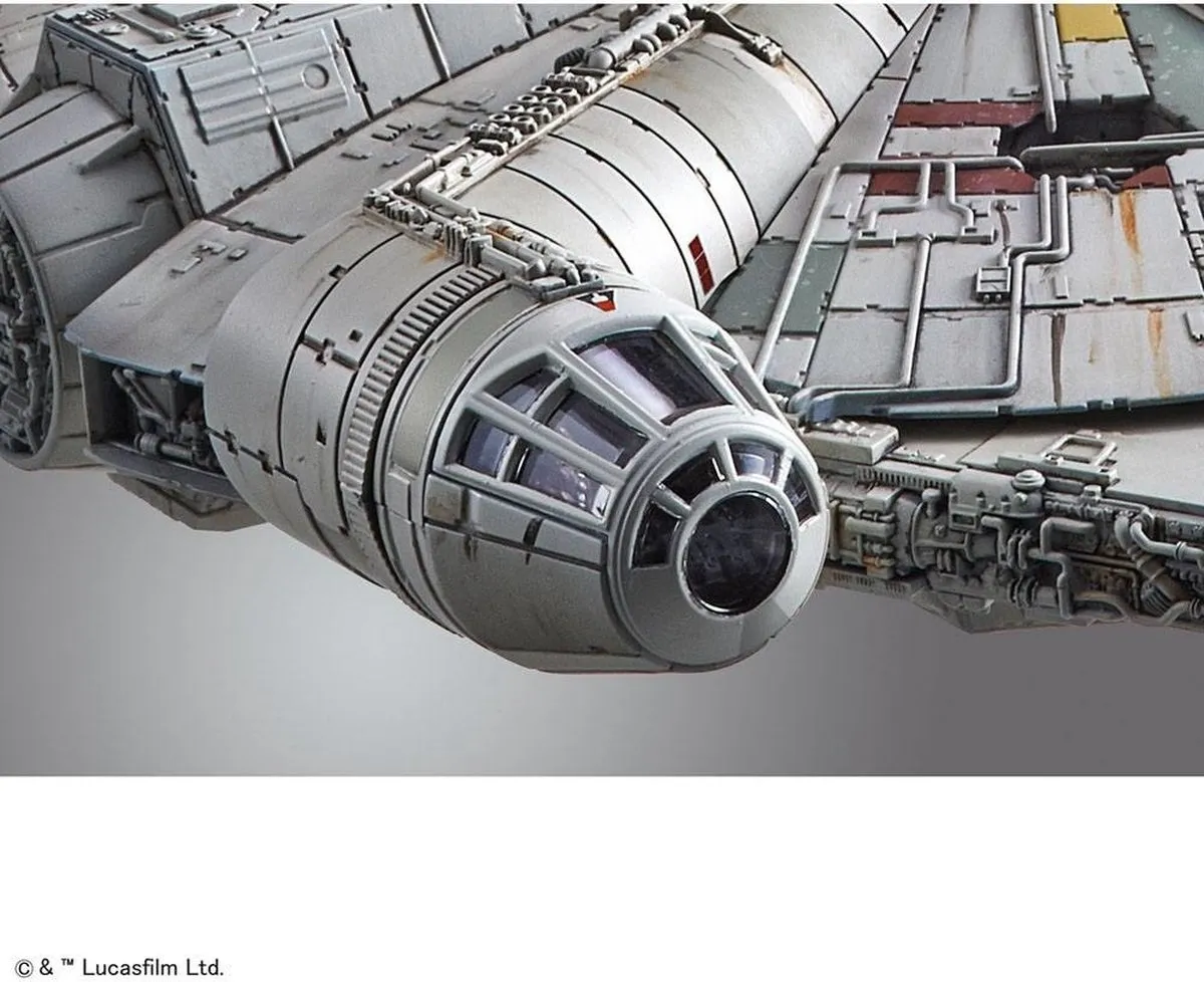 Revell Bandai 01211 Star Wars Millennium Falcon Modelbouwpakket 1:144 - 196 Onderdelen - Multi