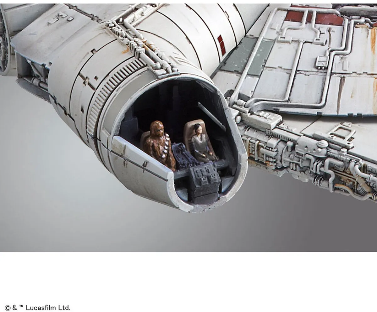 Revell Bandai 01211 Star Wars Millennium Falcon Modelbouwpakket 1:144 - 196 Onderdelen - Multi
