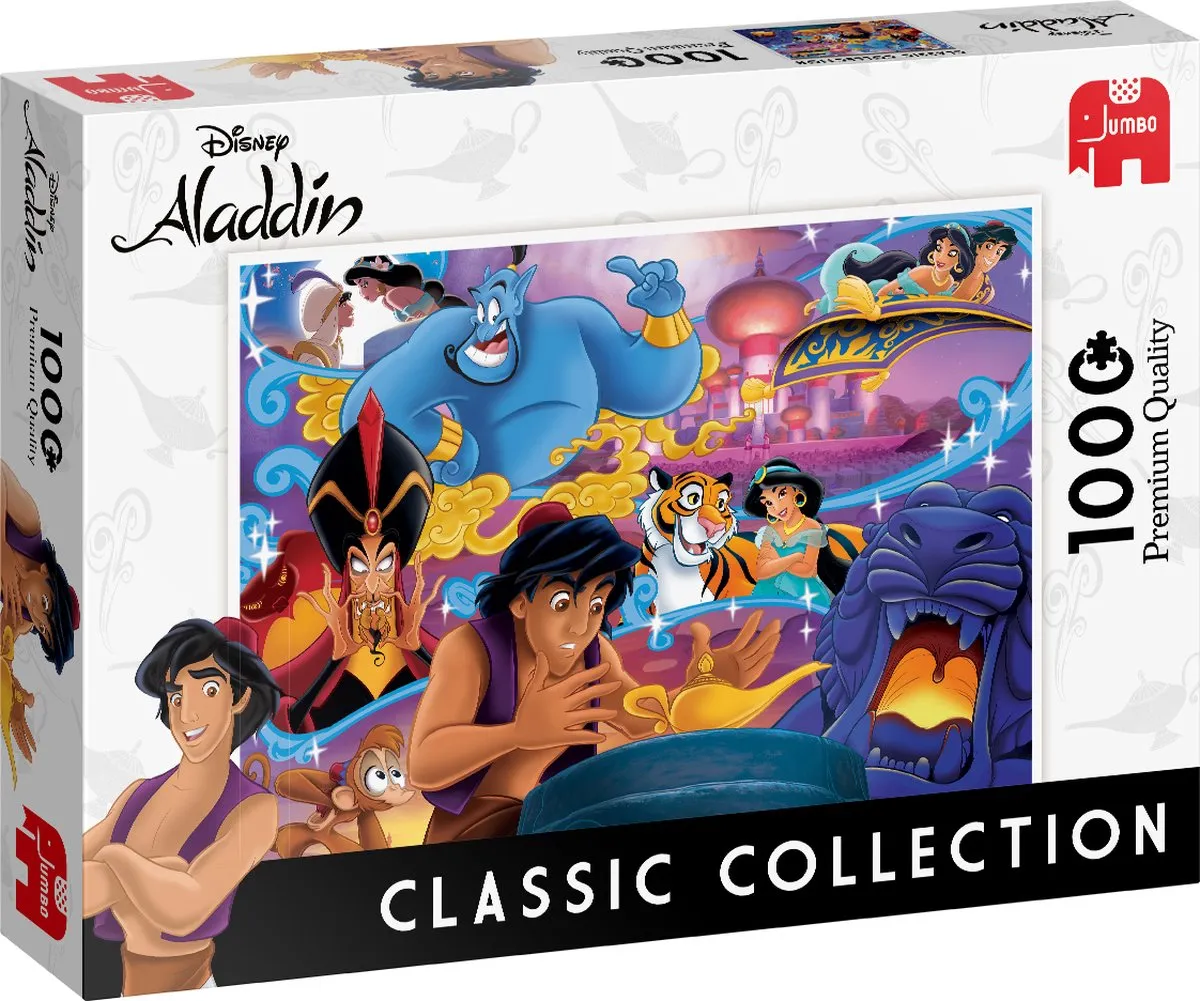 Jumbo Disney Classic Collection Aladdin Legpuzzel 1000 Stuks