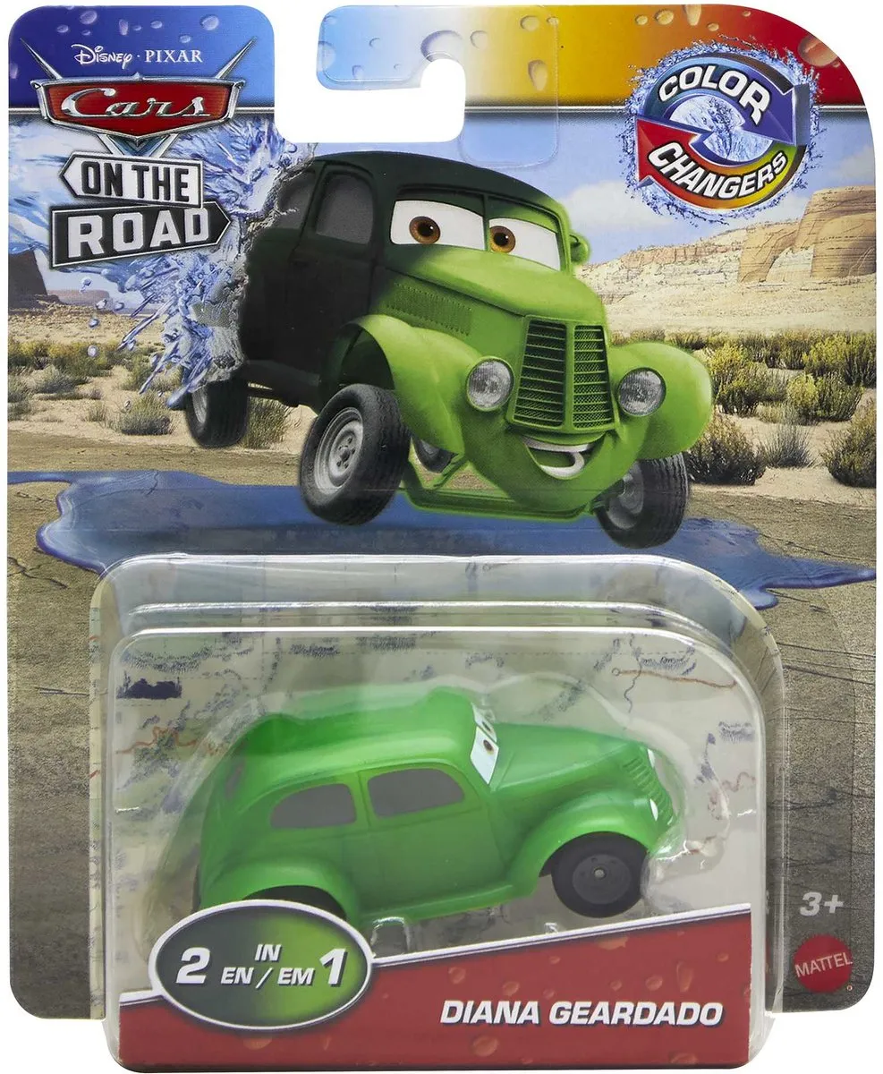 Mattel Disney Cars Diana Geardado Color Changers