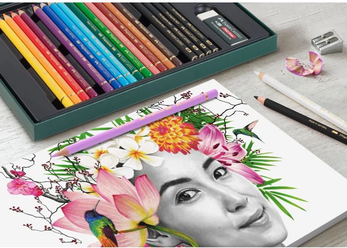 Faber-Castell Polychromos & Pitt Grafiet Mat Tekenset 23-delig - afbeelding 6 van 6