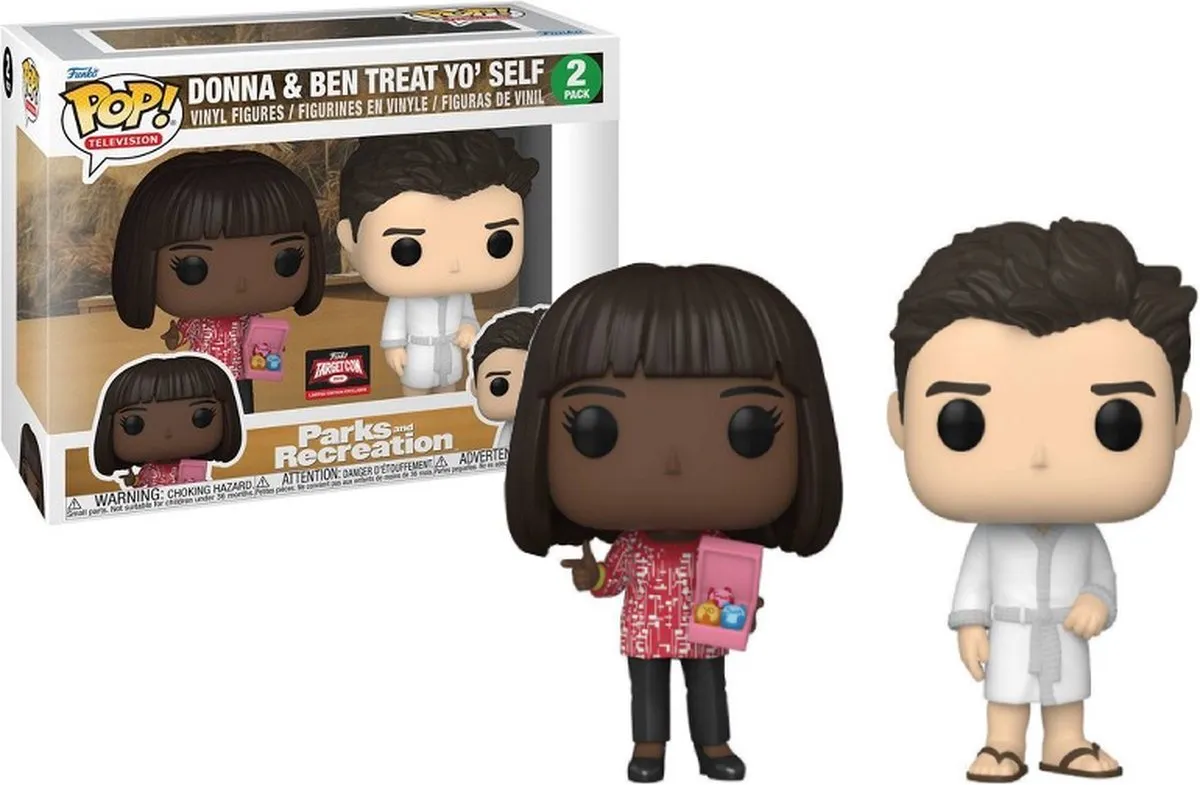 Funko Pop! Parks and Recreation Donna & Ben 2-Pack