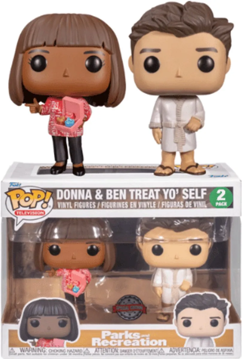 Funko Pop! Parks and Recreation Donna & Ben 2-Pack - Veelkleurig