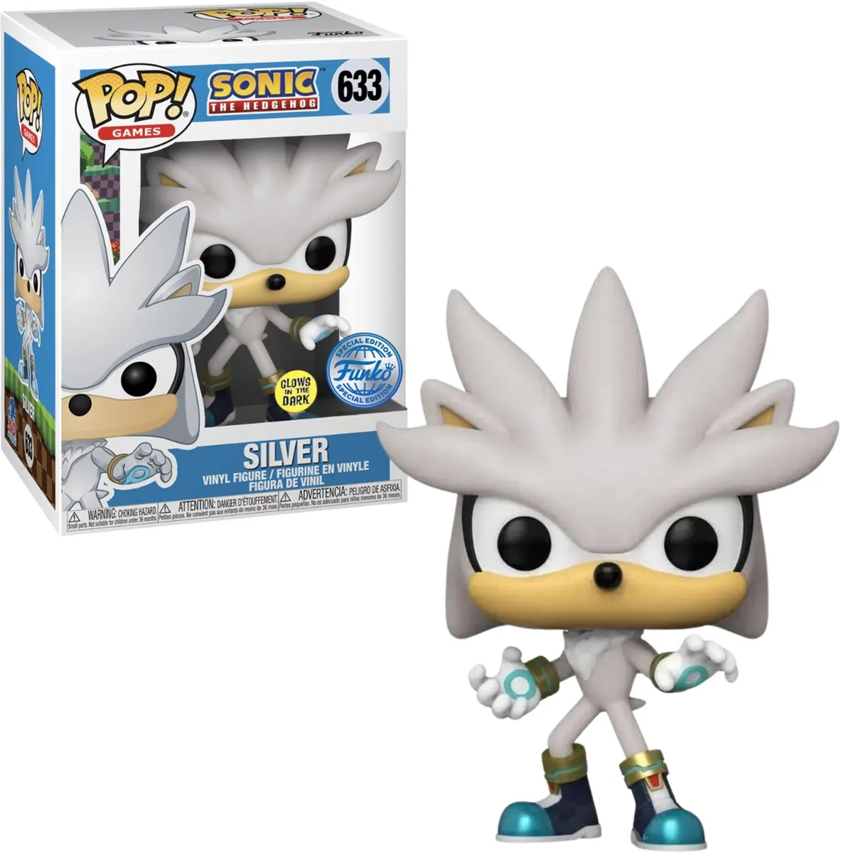 Funko POP! Games Sonic The Hedgehog Silver #633