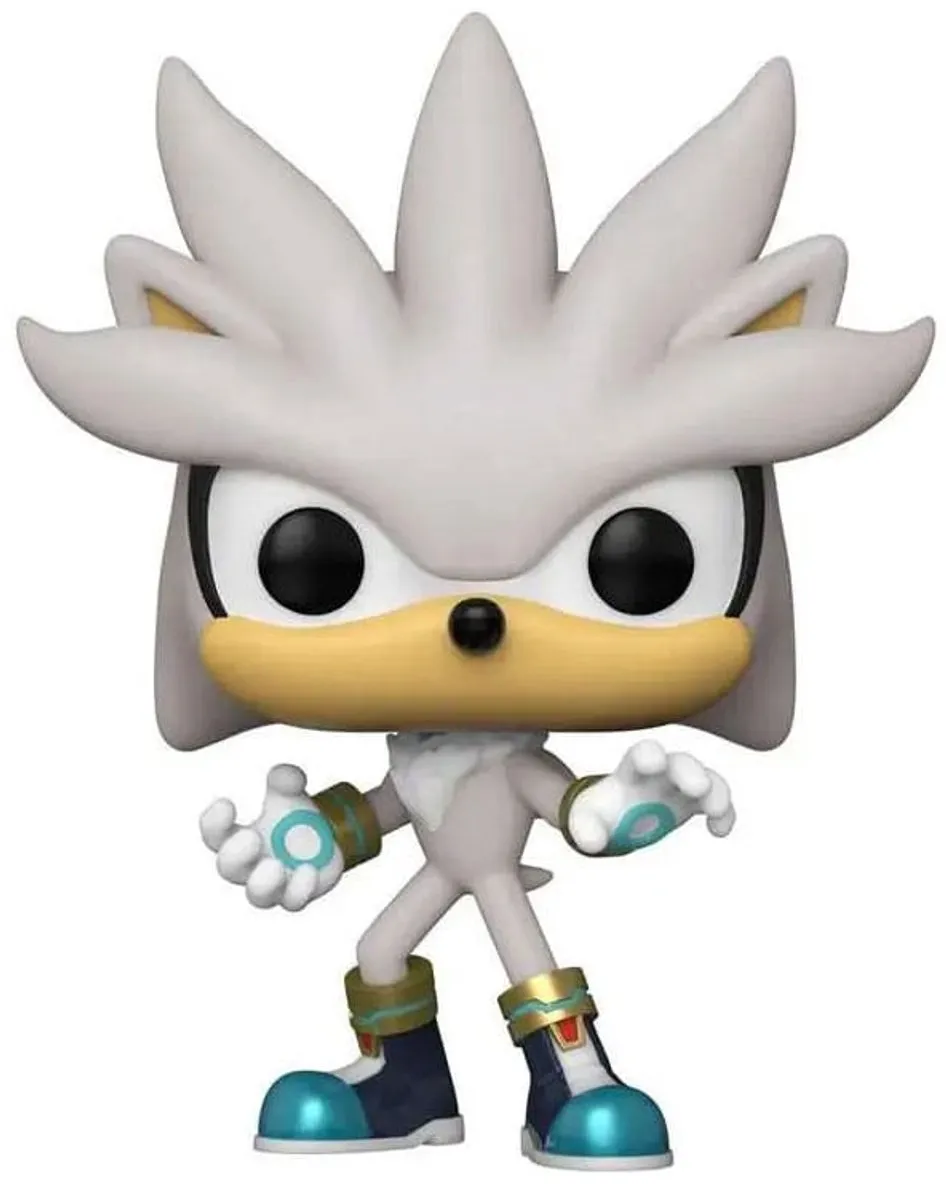 Funko POP! Games Sonic The Hedgehog Silver #633 - Multicolor