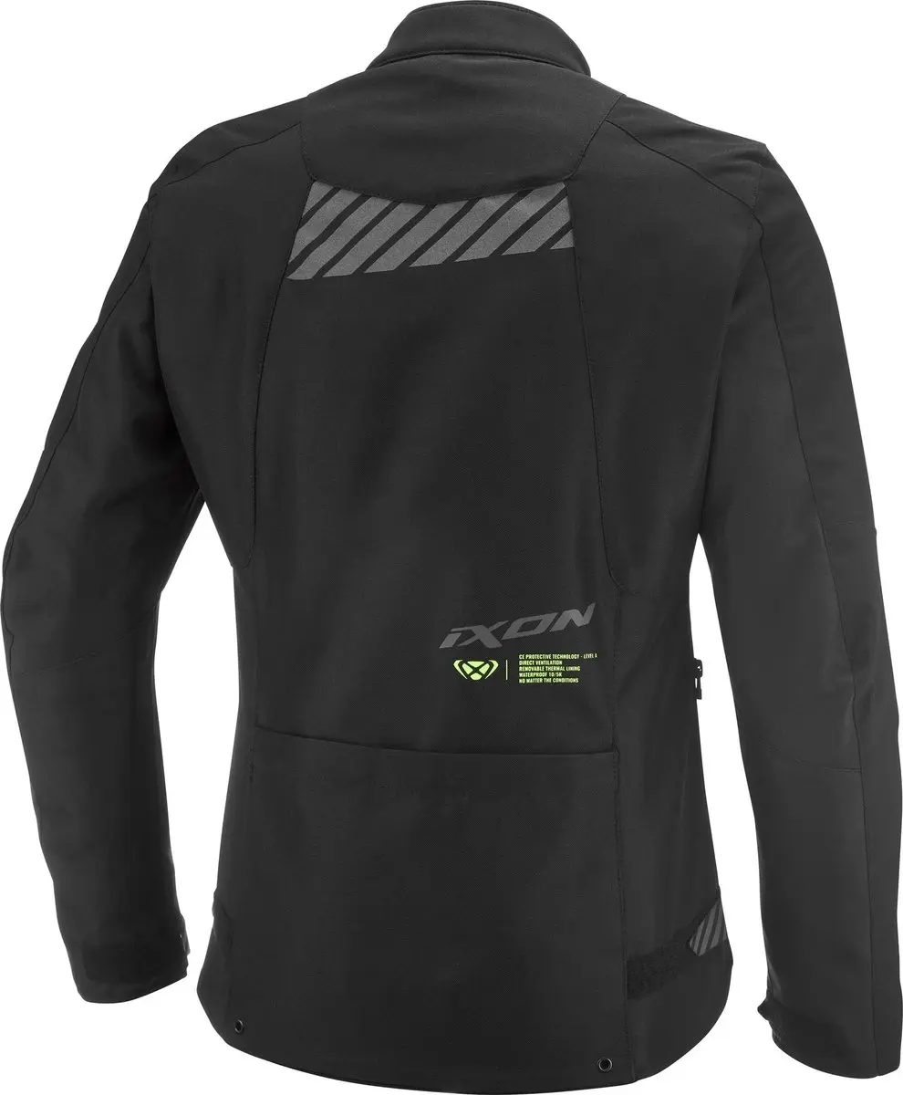 IXON Tyr Waterdichte Dames Motorparka - Zwart/Grijs/Rozem