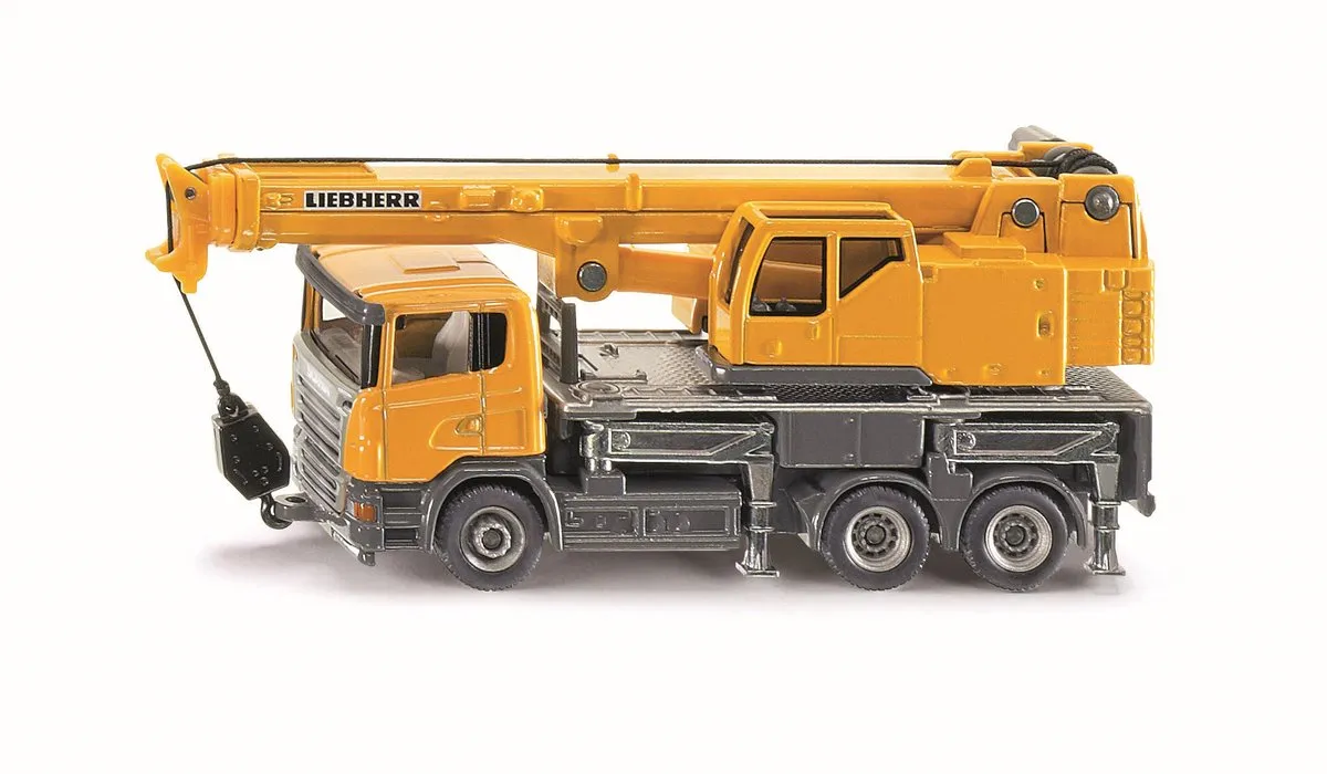 SIKU 1859 Liebherr Telescopische Kraanwagen - Geel